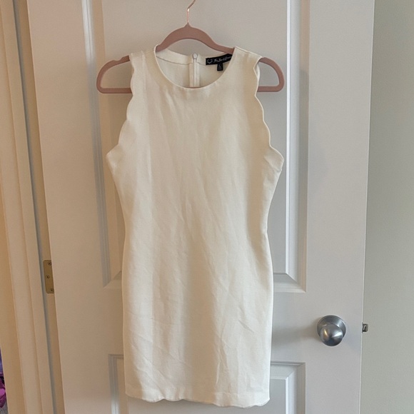 For Love And Lemons Dresses & Skirts - For Love And Lemons Cream Scalloped Mini Dress